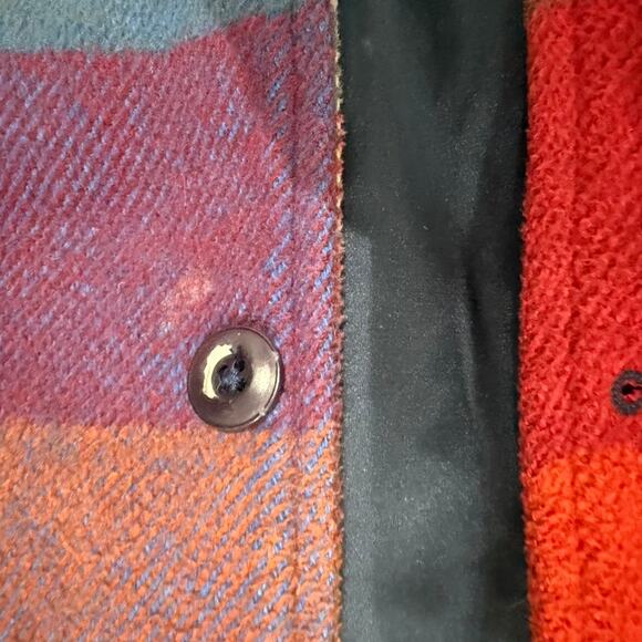 The Great. Plaid Long Shacket in Multi, Size 1/ US 4-6 - Picture 8 of 10
